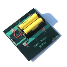 1W 4V Rechargeable AA Battery Solar Cell Charger With Base For 2xAA Batteri K9G3