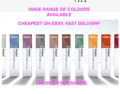 LOREAL MAJIREL L'Oreal MAJIRELpermanent Hair Color COOL INFORCER, MIX, HIGH LIFT, MAJIROUGE