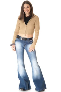 Comycom Damen Jeans Mega Schlaghose »STAR BLUE 72« - Bild 1 von 10