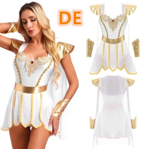 Damen Griechische Göttin Kostüm Edles Kleid Griechen Halloween Karneval Kostüm - Bild 1 von 21