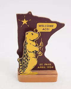 Welcome ACEI St Paul April 1954 Convention Menu Place Holder (C4R)Association of - Picture 1 of 7