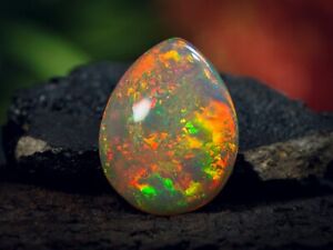 Very Very Rare Opal Outstanding Stunning Amazing Super Class Fire Opal Cabochon