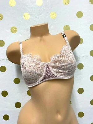 Sujetador Victoria's Secret Bling Dream Angels push-up sin relleno rosa claro nuevo con etiquetas Foto 1 de 3