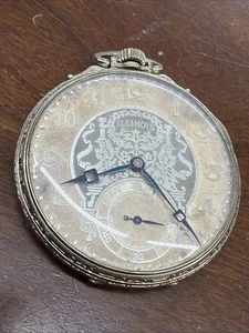 1926 Illinois  A Lincoln 19j 12 S Pocket Watch Model 3XT - Bild 1 von 8
