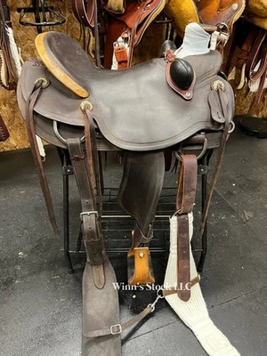 17" Circle Y - Wade Saddle - Image 1 of 4