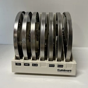 Cuisinart DLC-8 Küchenmaschine Scheibe Klinge Set 7 Klingen Halter - Bild 1 von 6