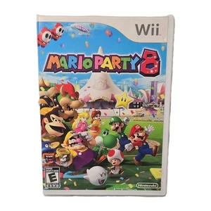 Mario Party 8 Nintendo Wii 2007 Disk Video Game Complete Manual untested - Picture 1 of 9