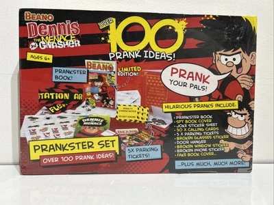 New & Sealed Beano Dennis The Menace and Gnasher Over 100 Prank Ideas - Ages 6+ - Image 1 of 4