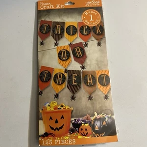 Jolees Boutique Kit Artigianale di Carta - Striscione Halloween Trucchi o Trattamenti - Foto 1 di 4