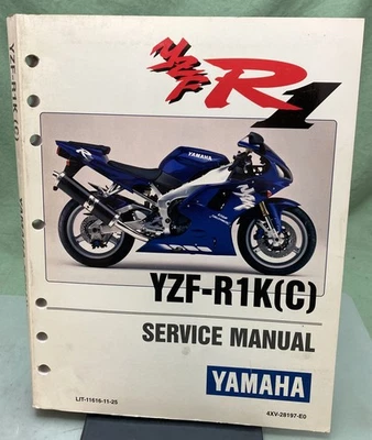 Manual de servicio original Yamaha LIT-11616-11-25 YZF-R1K(C) 1998 Foto 1 de 3