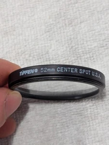 52mm Tiffen Center Spot CS Lens Filter Japan Genuine New Round U.S.A. 52 mm - Picture 1 of 4