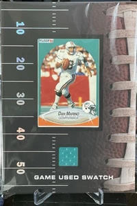 Sports Cards - Fleer 1990 Dan Marino Game Used Swatch SSP - Picture 1 of 2