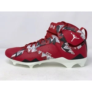 Air Jordan 7 'Oklahoma Sooners' Red Football Cleats PE, Size 16 BNIB DV7331-661 - Picture 1 of 8