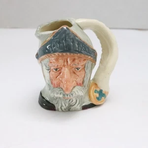 Taza Royal Doulton Don Quijote D6511 Mini Toby jarra 1956 Inglaterra 2,5" - Imagen 1 de 4