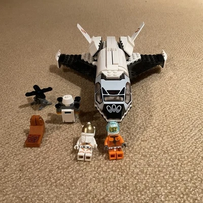 LEGO Mars Mission Spaceship Two Mini Figs No Box Yes Instructions missing rover - Image 1 of 4