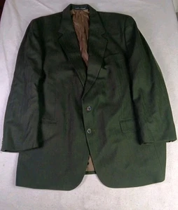 Blazer donna Avoca Man Ireland uomo 48L verde mano wocen cappotto sportivo lana spina di pesce - Foto 1 di 11