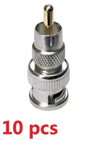 Conector macho a macho BNC 10 un. para CCTV - Imagen 1 de 2