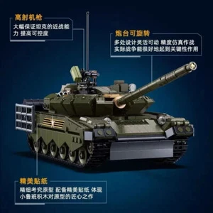 World War II tanks T-80BVMS Tank DIY Model Building Blocks Bricks Toys Military - Picture 1 of 8
