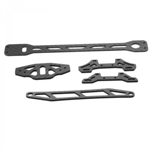 Juego completo de piezas de actualización de fibra de carbono 1/10 radiocontrol para auto de turismo TAMIYA TT02 TT02D - Imagen 1 de 8