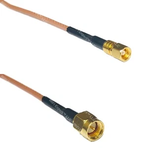 RG316 SMC ŻEŃSKI na SMA MĘSKI koncentryczny kabel RF USA-Wysyłka - Zdjęcie 1 z 1