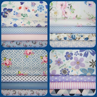 Stoffpaket  4 Stoffe 22 x 50 cm Patchworkstoffe 100% BW Reste - Bild 1 von 2