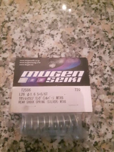 Mugen Seiki MTX-6/R/7 T2506 Dämpfer feder hinten/Rear (Silver)L26 1.6 5+5/6TNEU! - Bild 1 von 2