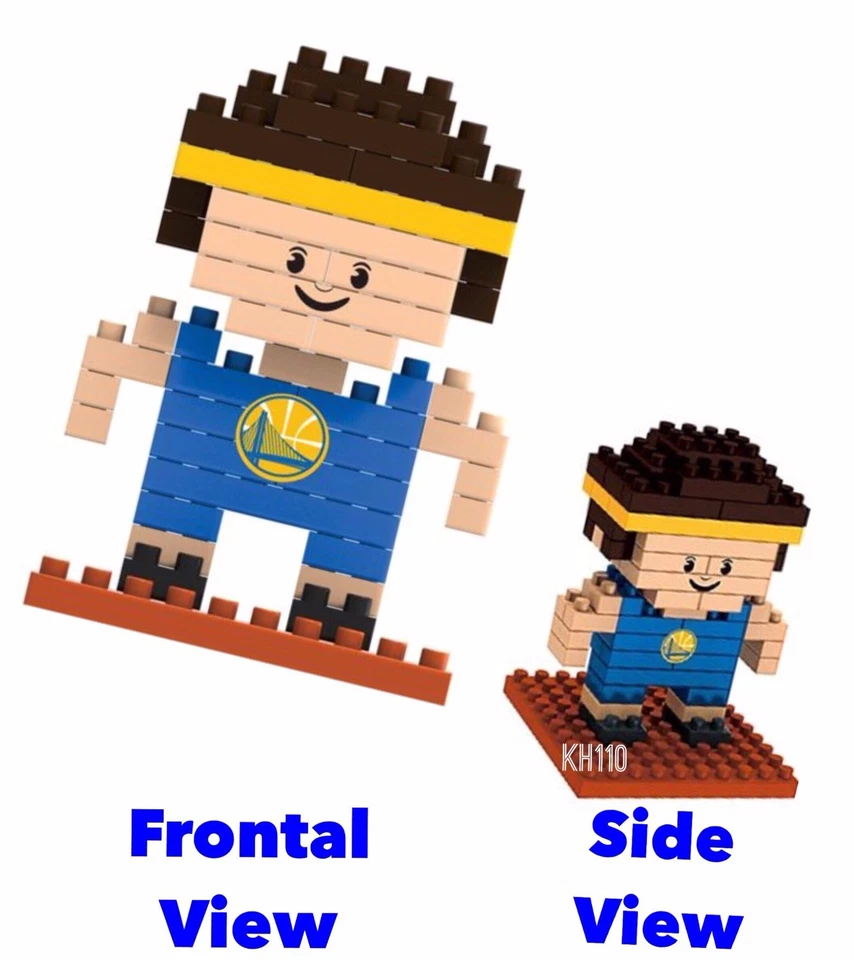 NBA Basketball 3d Golden State Warriors Player Brxlz Puzzle Set Kids Gift Fun