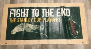 Minnesota Wild Game Used Banner from Xcel Arena 2012-2013 Stanley Cup Playoffs - Picture 1 of 1