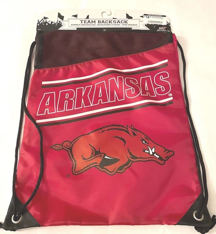 ARKANSAS RAZORBACKS INCLINE DRAWSTRING BAG Cover