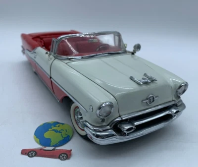 Danbury Mint Oldsmobile Super 88 1955 , scala (1:24 - 1:25), vintage (3048) - Immagine 1 di 4
