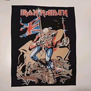 Vintage   IRON MAIDEN   Unused  80s BACK PATCH - Picture 1 of 10