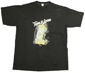 VTG Coors Light On Roll Blade Single Stitch T Shirt “ Turn It Loose” Men Size M - Picture 1 of 6