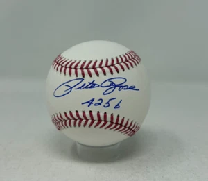 Pete Rose Signed Rawlings Official Baseball 4256 Insc PSA COA 706 - Picture 1 of 2