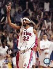 Detroit Pistons NBA Finals Richard Rip Hamilton Signed Autograph 8x10 Photo Pic