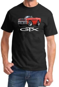 1970 Plymouth GTX Convertible Full Color Cartoon Tshirt NEW FREE SHIPPING - Picture 1 of 11