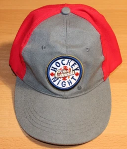 Noche de Hockey en Canadá Budweiser Patrocinado Snapback Gorra Sombrero Adulto Talla Única Gris - Imagen 1 de 9