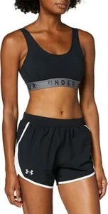 Under Armour Womens Fly By 2.0 Running Shorts, Black - White, Medium - Picture 1 of 5