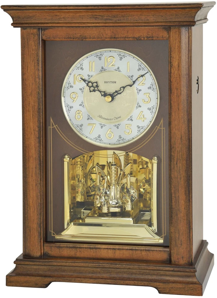 RHYTHM Clock - CRH270UR06 WSM HIGHLAND MANTEL CLOCK - Image 1 of 1