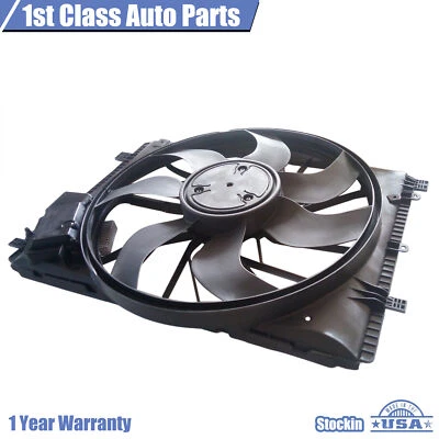 Radiator Cooling Fan fit Mercedes-Benz W212 W204 C207 GLA250 SL450 E550 E400 - Image 1 of 4