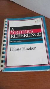 A WRITER'S REFERENCE Second Edition by DIANA HACKER - Imagen 1 de 7