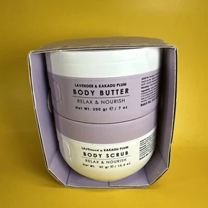 NEW Ciroa Lavender & Kakadu Plum Body Scrub & Body Butter Relax & Nourish FRESH - Picture 1 of 4