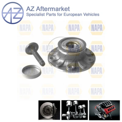 Fits VW Golf 2004- Seat Leon 2005- Audi A3 2003- AZ Front Rear Wheel Bearing Kit - Imagem 1 de 2