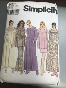 Simplicity 9012 Size L-XL Women's Sleepwear Nightgown, Shorts, Pants, & Top uc - Picture 1 of 2