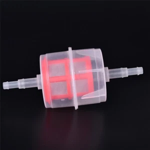 1x Universal Car Parts Large Inline Fuel Filter Auto Diesel 6mm 8mm Pipe Hos _aa - Picture 1 of 10