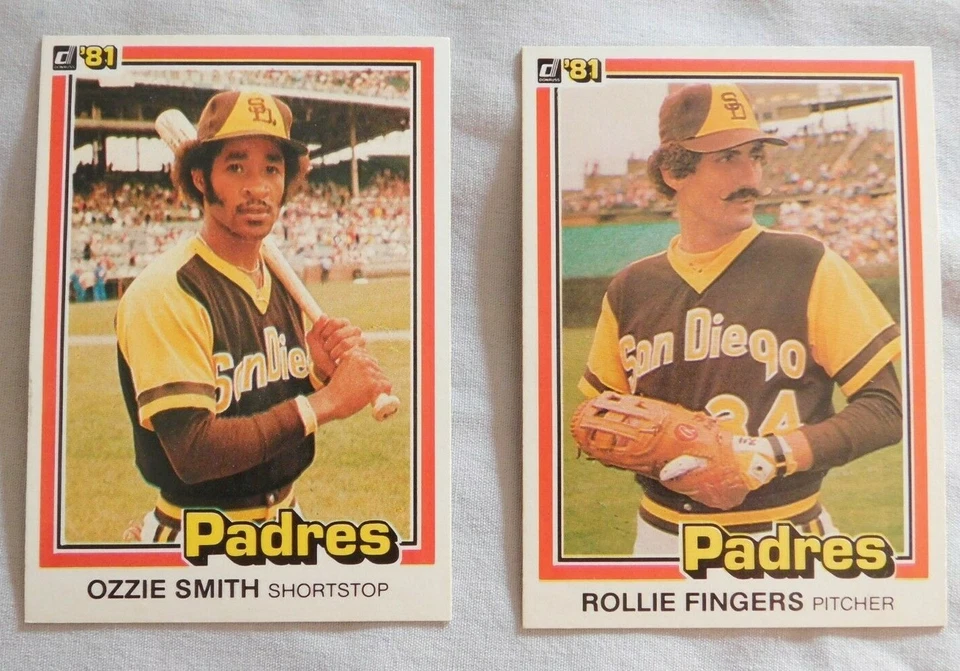 1981 Donruss San Diego Padres Baseball Card Pick one - Image 1 of 1