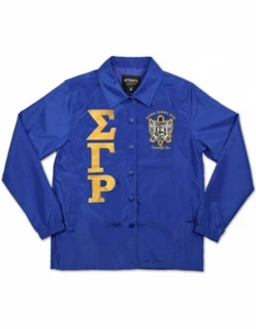 Chaqueta Impermeable Sigma Gamma Rho Hermandad Línea Azul Sigma Gamma Rho - Imagen 1 de 1