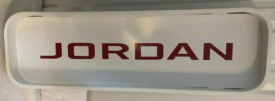 Letrero plástico Air Jordan Store Display doble cara 40x12x5 rojo y blanco Foto 1 de 4