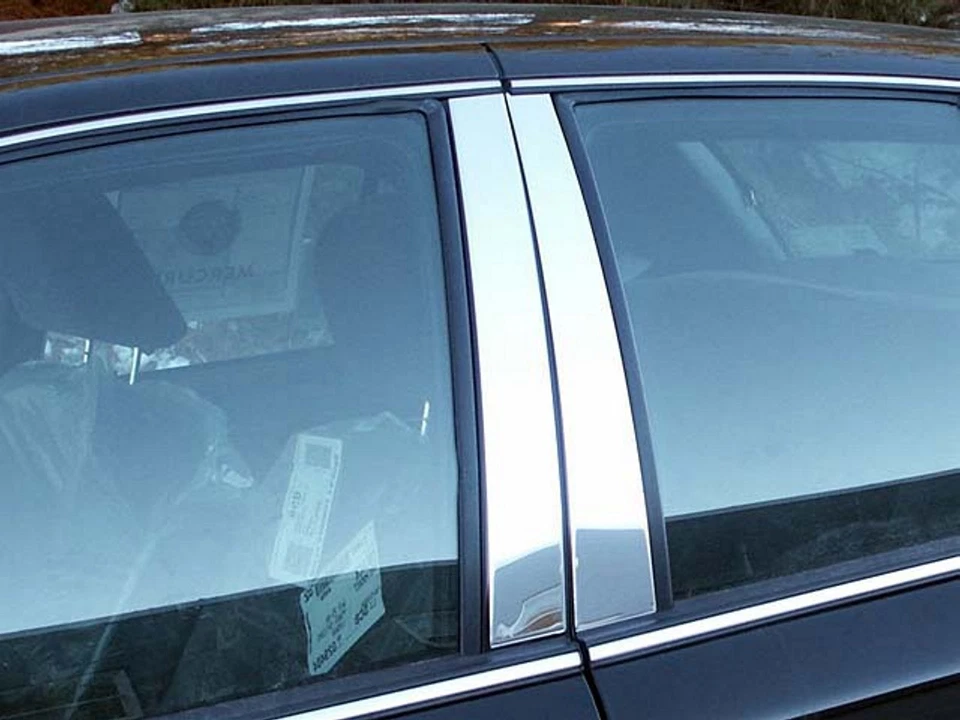 1992-2010 FORD CROWN VICTORIA 4 Piece Stainless Steel Pillar Post Trim. 4-door. - Image 1 of 1