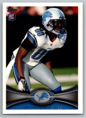 2012 Topps - #318 Dwight Bentley (RC) Lions - Image 1 of 2