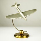 Focke Wulf FW 200 Flugzeug Tisch Modell Messing Vintage German Aircraft 30-40er